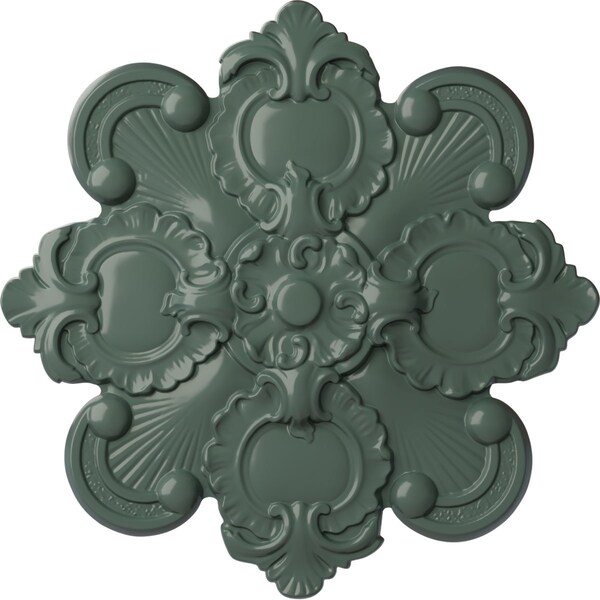 Ekena Millwork Katheryn Ceiling Medallion, Hand-Painted Cloud Burst, 18 1/8"OD x 1 1/4"P CM18KACBF - main